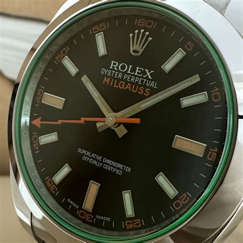 vetro minerale per rolex milgauss|rolex milgauss weight.